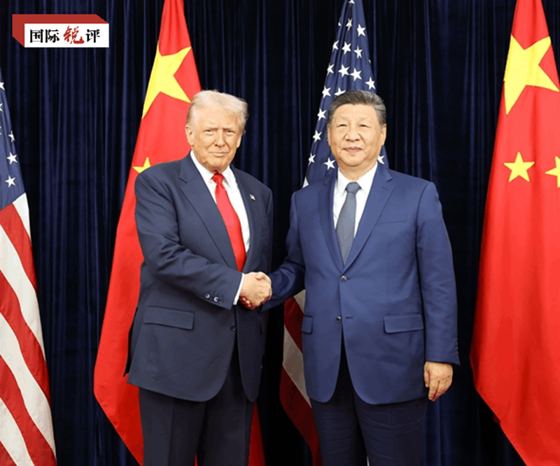 中美元首在韓國釜山舉行會談